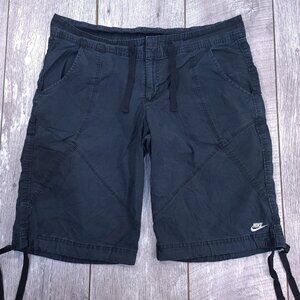 Nike Sportswear Shorts Mens Medium Black Y2K Lightweight Baggy Streetwear